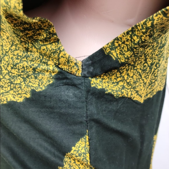 African Print A-line Dress - Picture 6 of 6